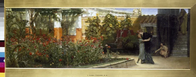Hörn av en romersk trädgård, 1878